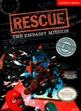 Rescue - The Embassy Mission (USA) (Beta) box cover front